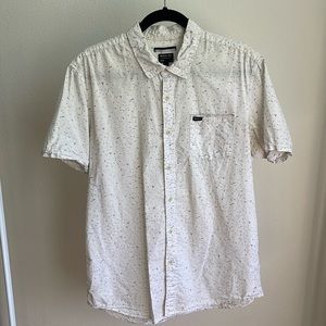 Large RVCA short sleeve button up shirt